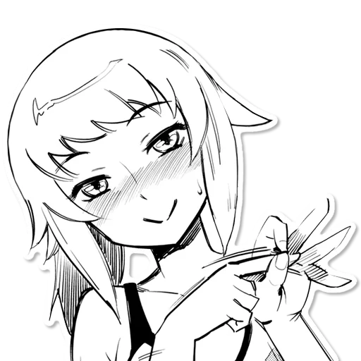 anime sketch illustration