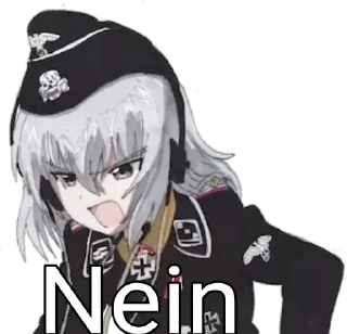 Стикер Nazy Waifu - 4