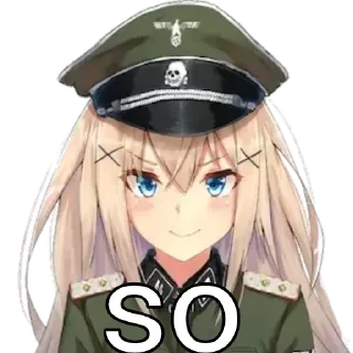 Стикер Nazy Waifu - 9