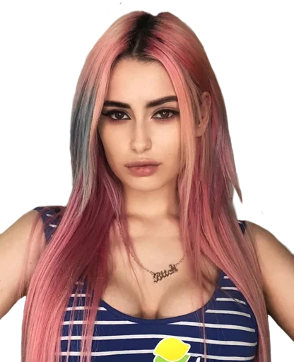 person human face long hair