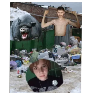 Стикер неагарский водопад - 2