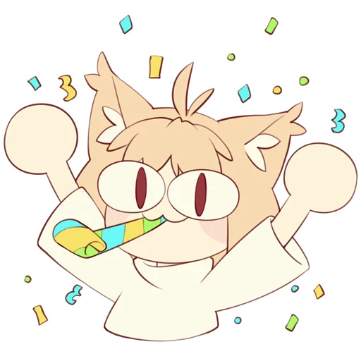 Стикер NecoArcKuroi - 1