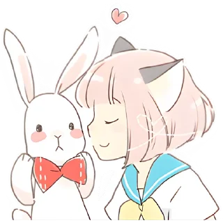 Стикер Некокочан @Nyasticks - 3