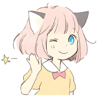 Стикер Некокочан @Nyasticks - 1