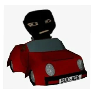 Стикер Негр в пене - 1