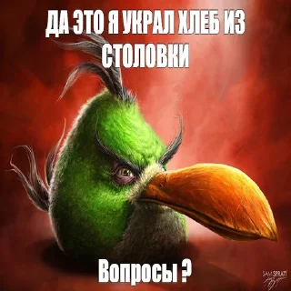 Sticker niger birds - 1