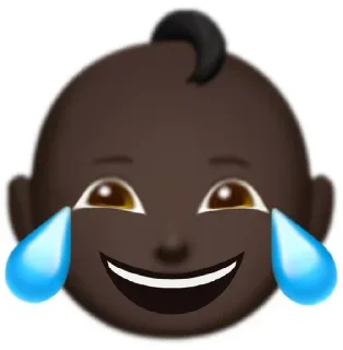 Sticker Негритёнок👼🏿 - 1