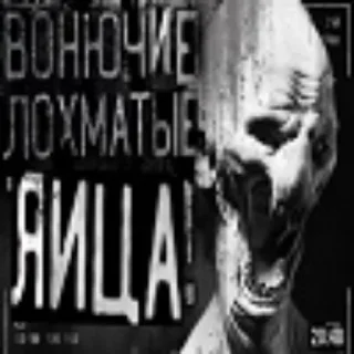 Стикер НЁХ в шкафу - 9