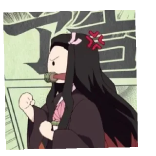 Стикер Нэзуко - 6