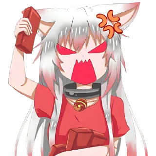 Sticker Неко-тян @nyasticks - 1