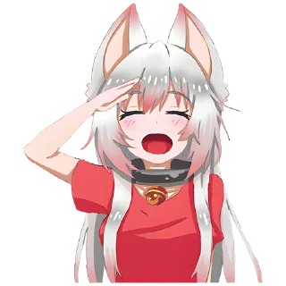 Sticker Неко-тян @nyasticks - 0