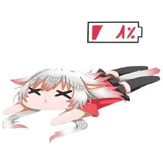 Sticker Неко-тян @nyasticks - 2