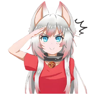 Sticker Неко-тян @nyasticks - 8