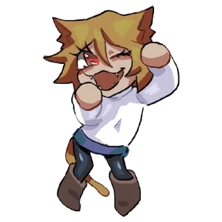 Sticker NekoArcFunny|art by twtr @cremito_cherry - 8