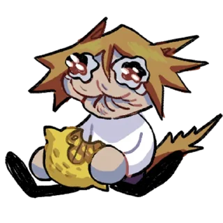 Sticker NekoArcFunny|art by twtr @cremito_cherry - 0