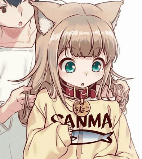 Стикер Osakana neko chan  kinako - 10