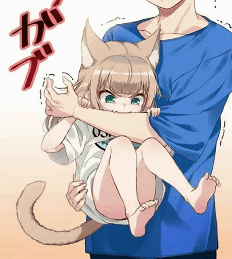 Стикер Osakana neko chan  kinako - 1