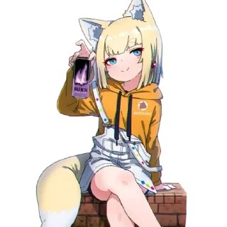 Стикер Neko Stickers @stickersb2b - 2