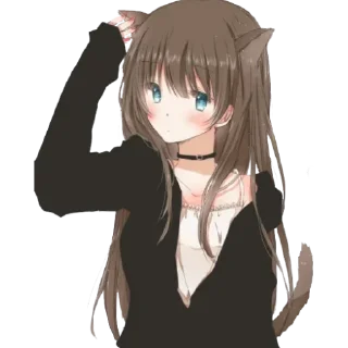 Стикер Neko Stickers @stickersb2b - 3