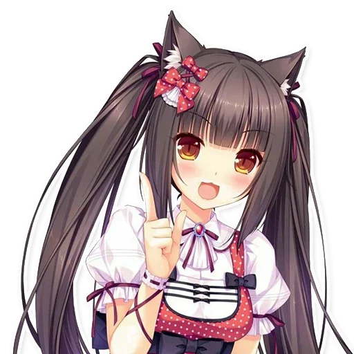 Стикер Neko_chan_by_Crazinesssssss - 1