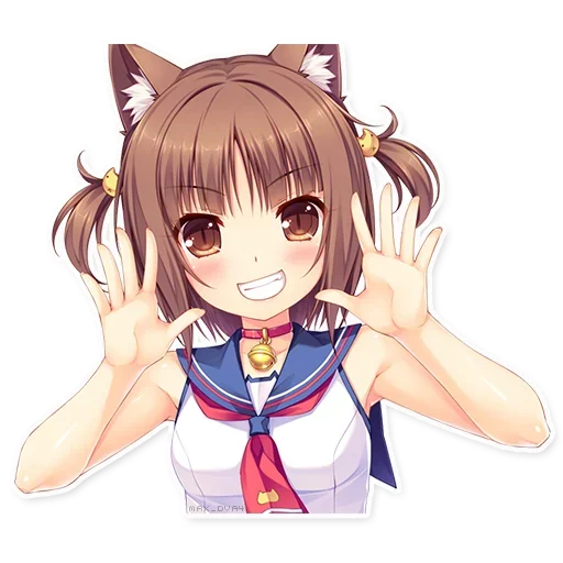 Стикер Neko_chan_by_Crazinesssssss - 1