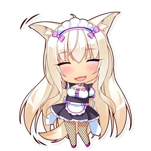 Sticker Neko_chan_by_Crazinesssssss - 1