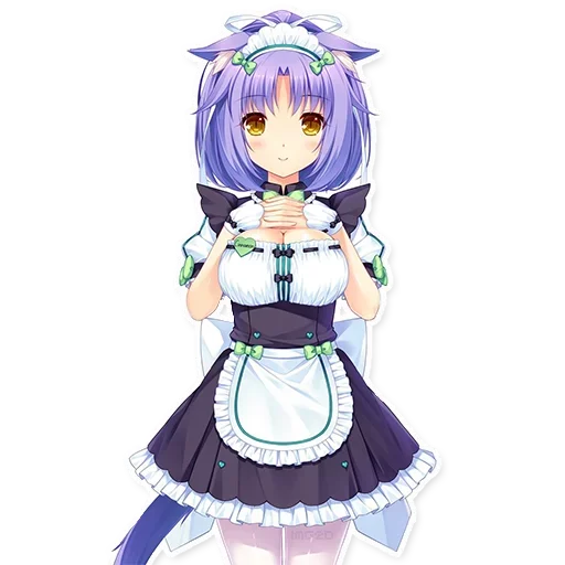 Стикер Neko_chan_by_Crazinesssssss - 1