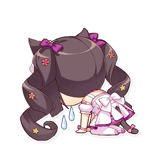 Стикер Neko_chan_by_Crazinesssssss - 1