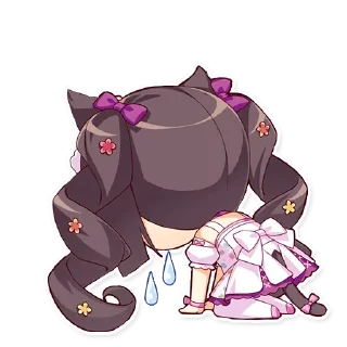 Sticker ᛫ Neko Chan :: @Pangae ᛫ ᛫ - 0
