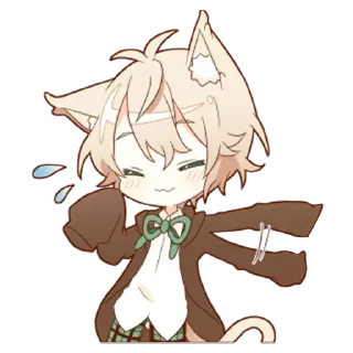 Стикер Neko kun - 11