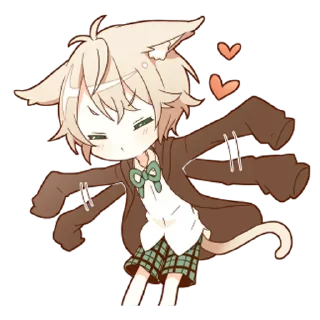 Стикер Neko kun - 7