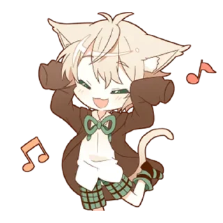 Стикер Neko kun - 10