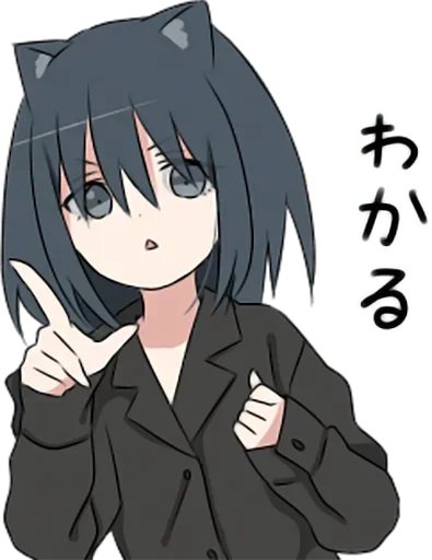 Sticker Neko_sorry - 1