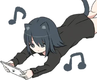 Стикер Неко Created by @sorry_chat - 7