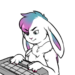 Стикер Nekobunny - 10