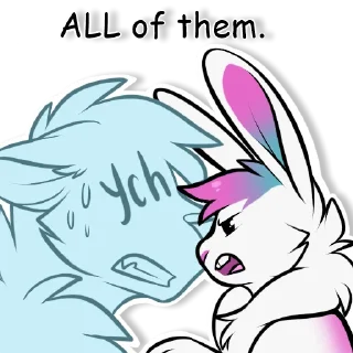 Стикер Nekobunny - 4