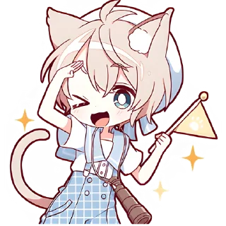 Sticker Летние Некомими @Nyasticks - 3