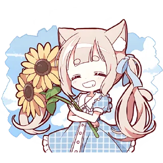 Sticker Летние Некомими @Nyasticks - 2