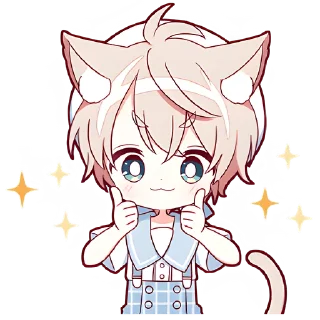 Sticker Летние Некомими @Nyasticks - 8