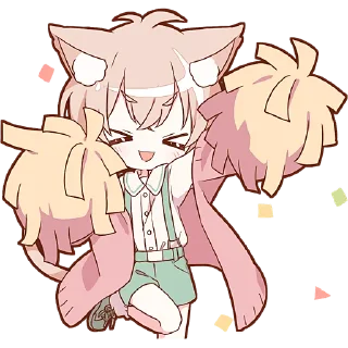 Sticker Весенние Некомими @Nyasticks - 0