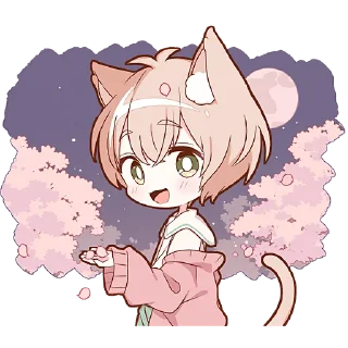 Sticker Весенние Некомими @Nyasticks - 9