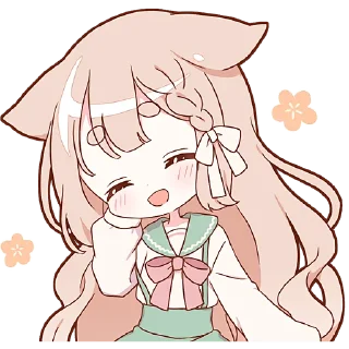 Sticker Весенние Некомими @Nyasticks - 11