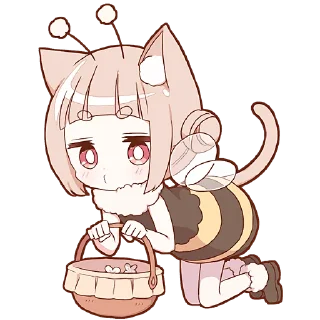 Sticker Весенние Некомими @Nyasticks - 1