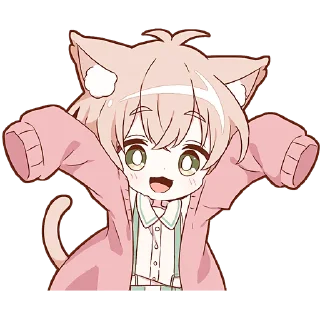 Sticker Весенние Некомими @Nyasticks - 2