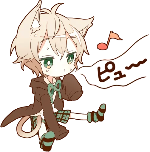 Стикер Nekomimi by @anime_stickerr - 9