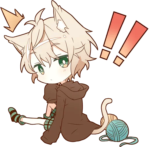 Стикер Nekomimi by @anime_stickerr - 1