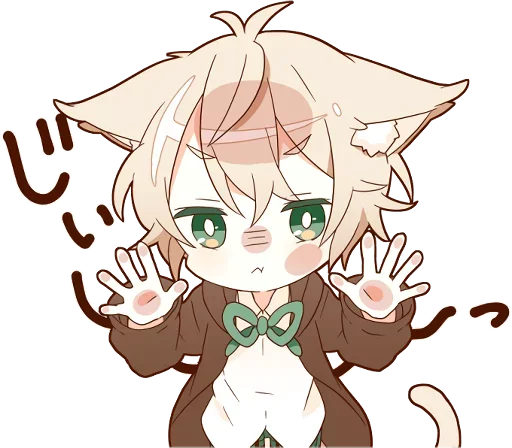 Стикер Nekomimi by @anime_stickerr - 0