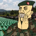 Sticker Nema Serbia Strong - 9