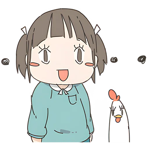 Sticker Nemechan_and_chicken_Nyasticks - 1