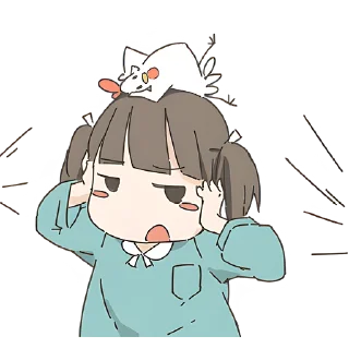 Стикер Немечан и кура @Nyasticks - 10